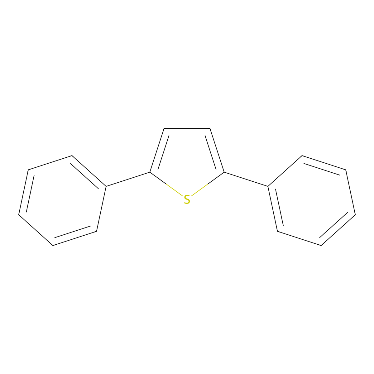 2,5-Diphenylthiophene molecular structure, CAS 1445-78-9