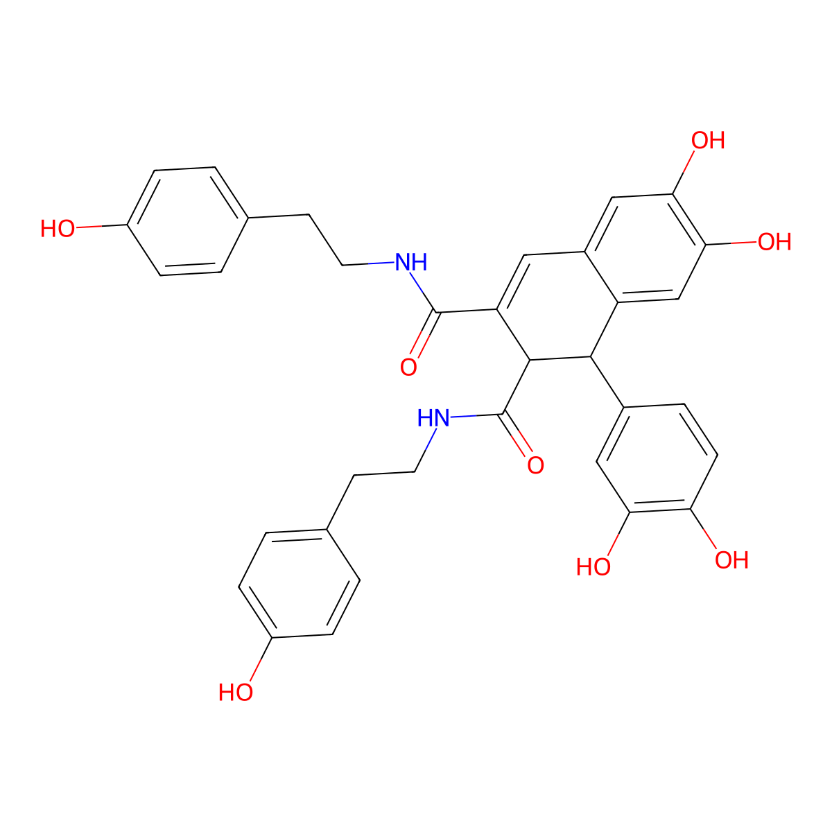 Cannabisin-B molecular structure, CAS 144506-17-2