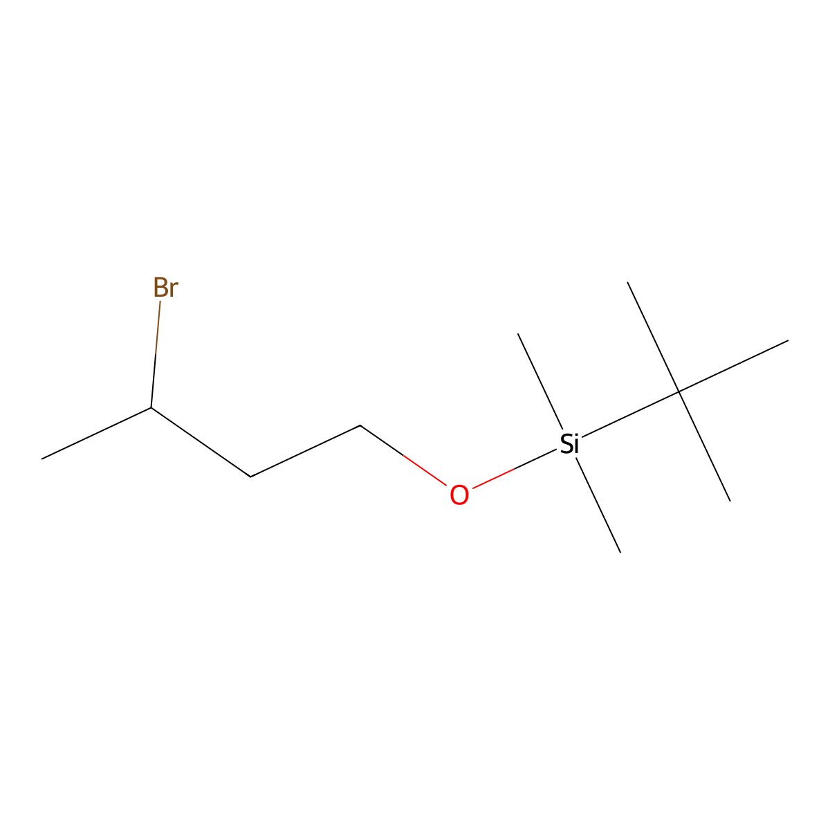 (3-Bromobutoxy)(tert-butyl)dimethylsilane molecular structure, CAS 1445308-48-4