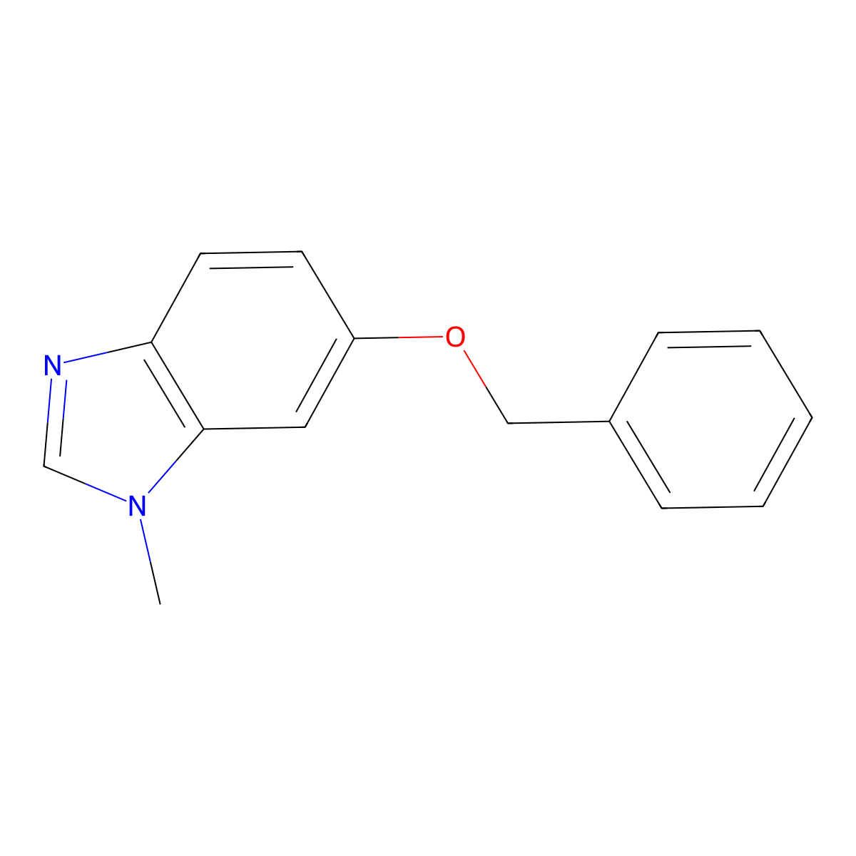 6-(Benzyloxy)-1-methyl-1,3-benzodiazole molecular structure, CAS 1445322-55-3
