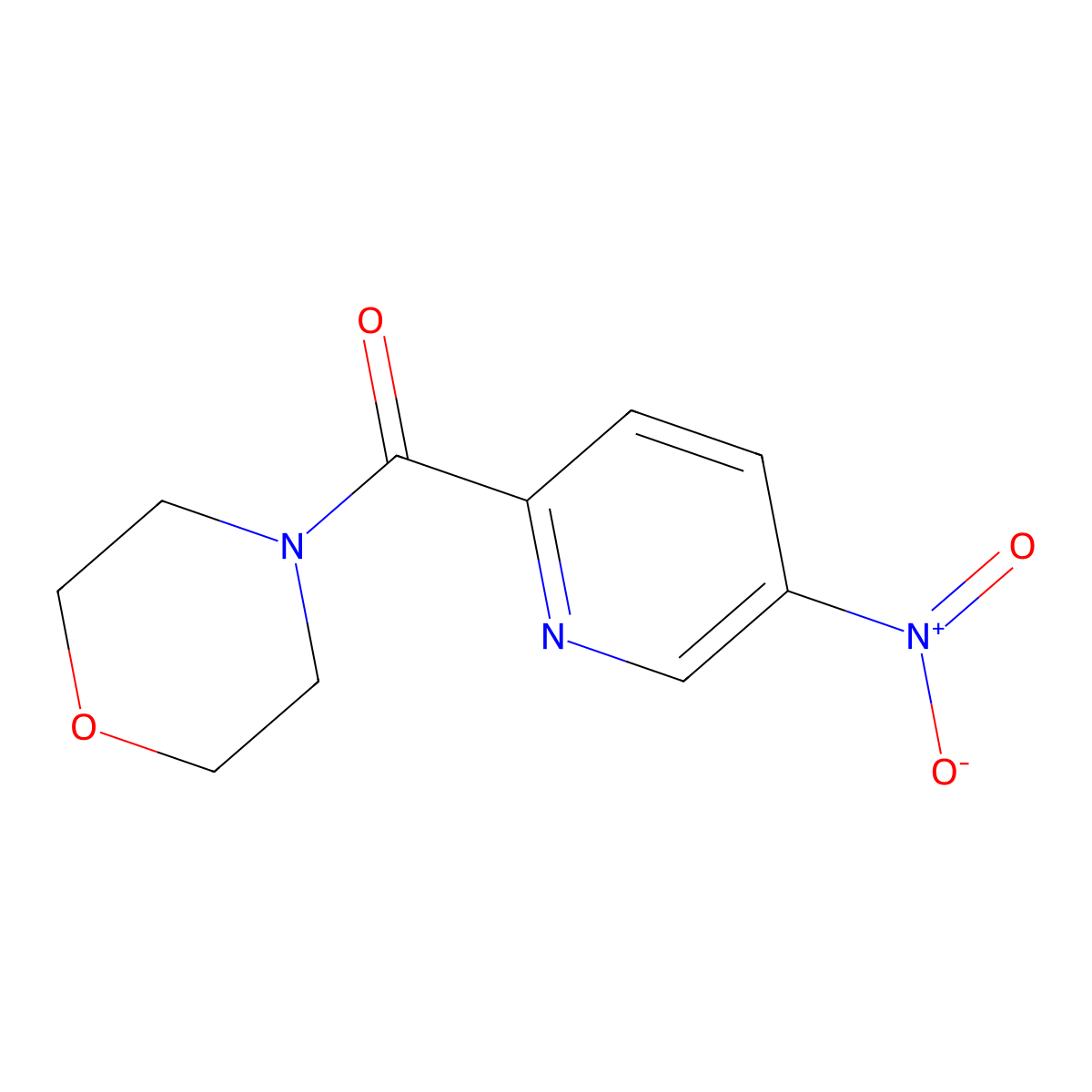 2-Morpholinocarbonyl-5-nitropyridine molecular structure, CAS 1445322-59-7