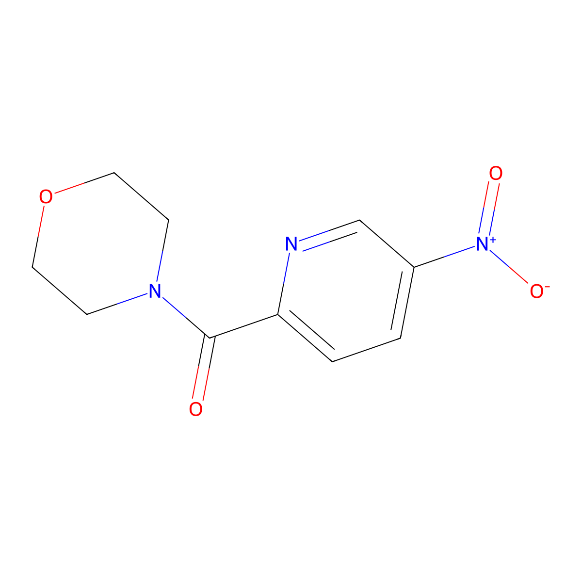 2-Morpholinocarbonyl-5-nitropyridine molecular structure, CAS 1445322-59-7