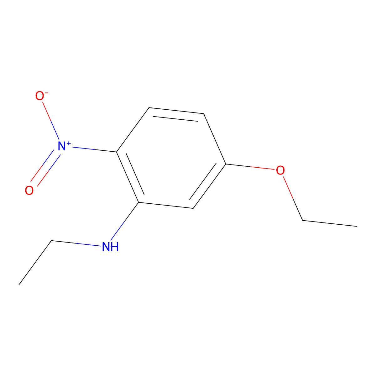 5-Ethoxy-N-ethyl-2-nitroaniline molecular structure, CAS 1445322-63-3