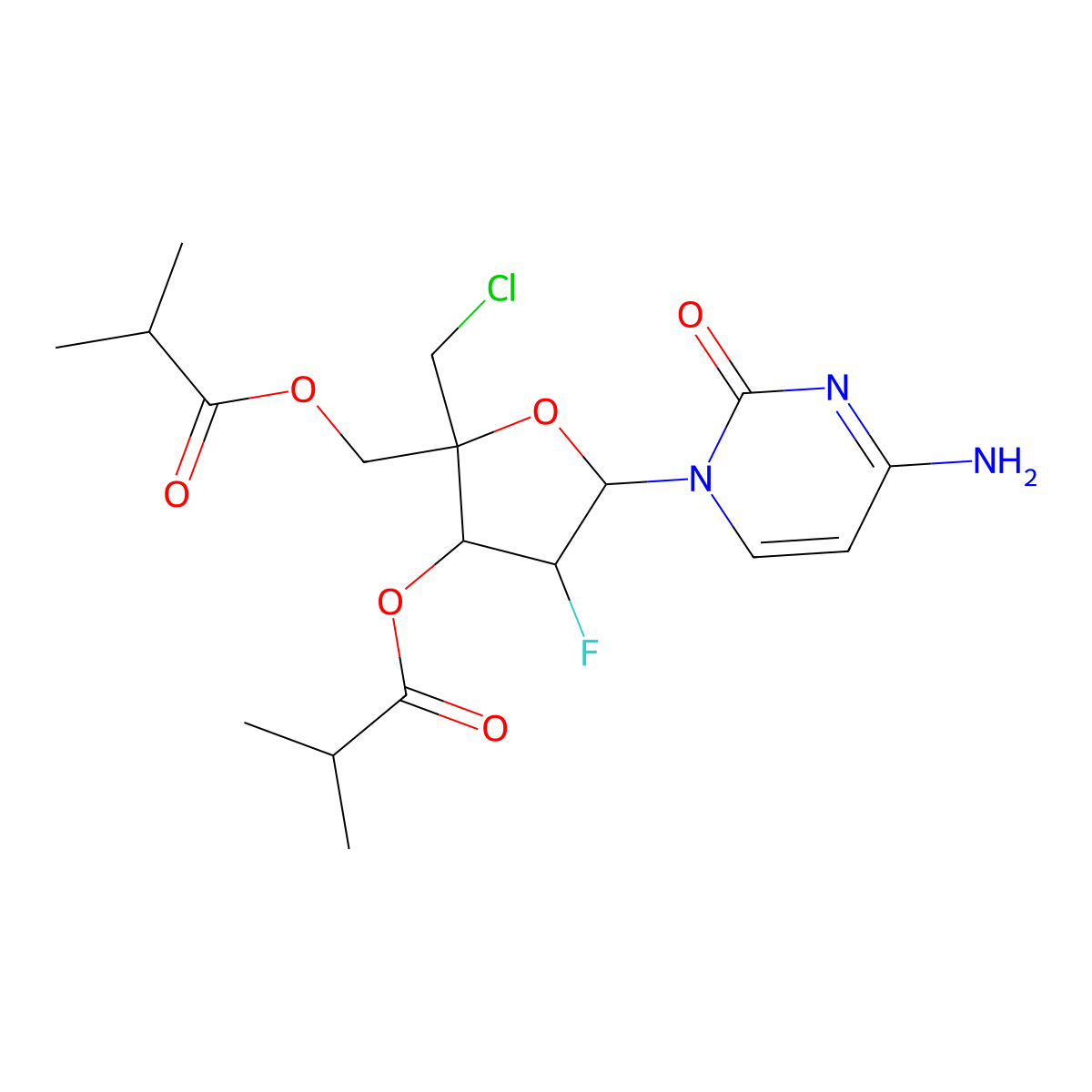 Lumicitabine molecular structure, CAS 1445385-02-3