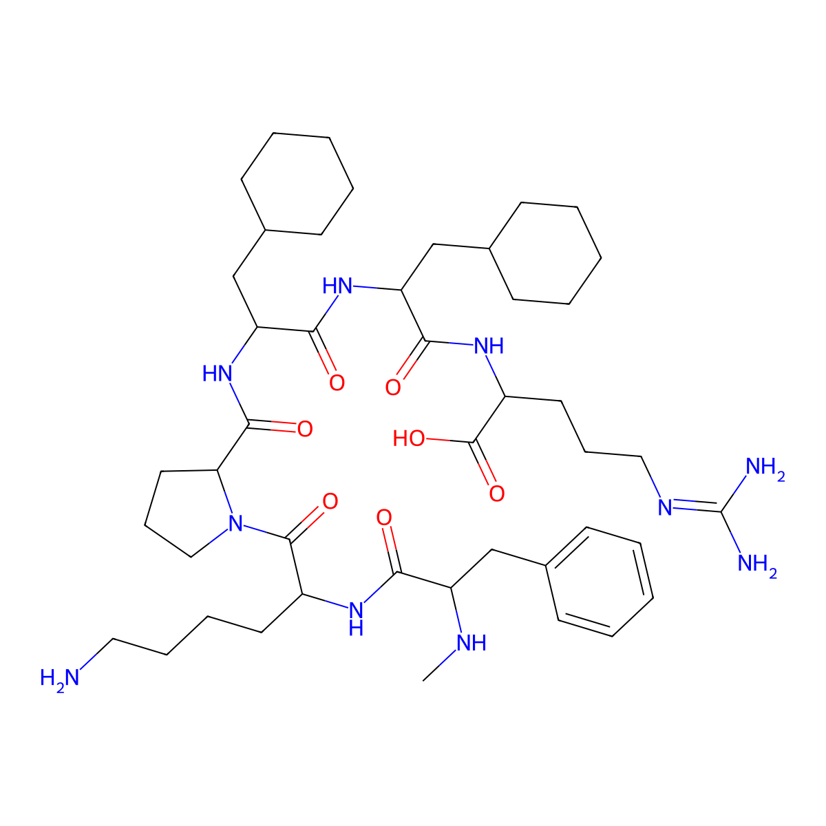C5a Receptor agonist, W5Cha molecular structure, CAS 144555-23-7