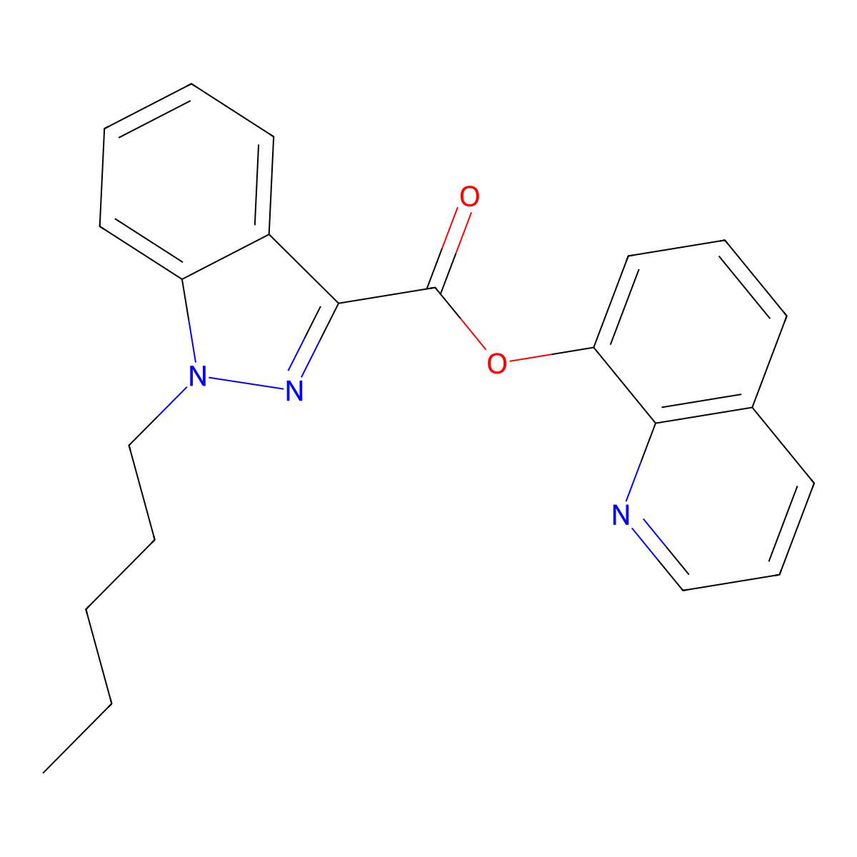 Npb-22 molecular structure, CAS 1445579-61-2