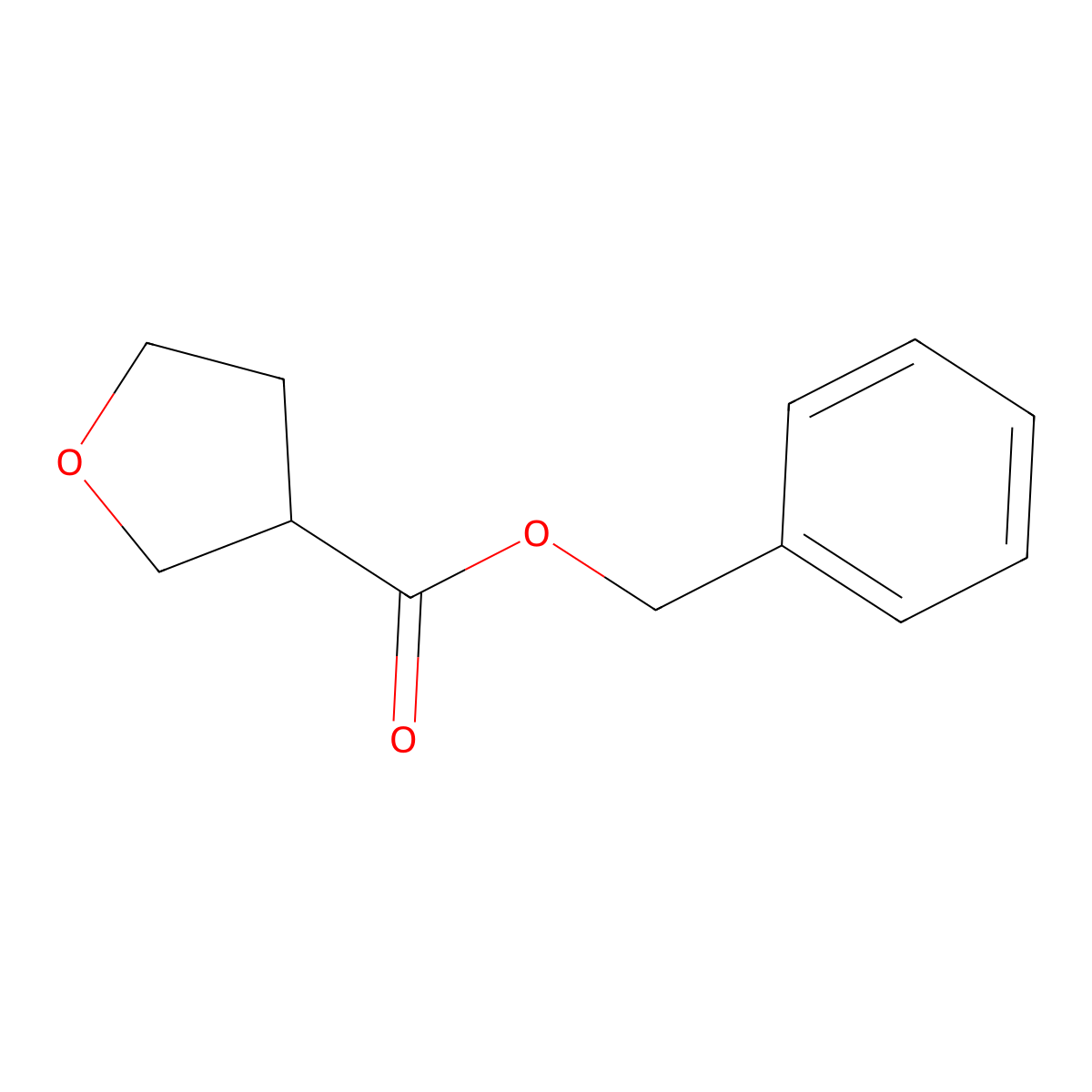 Benzyl oxolane-3-carboxylate molecular structure, CAS 1445651-64-8