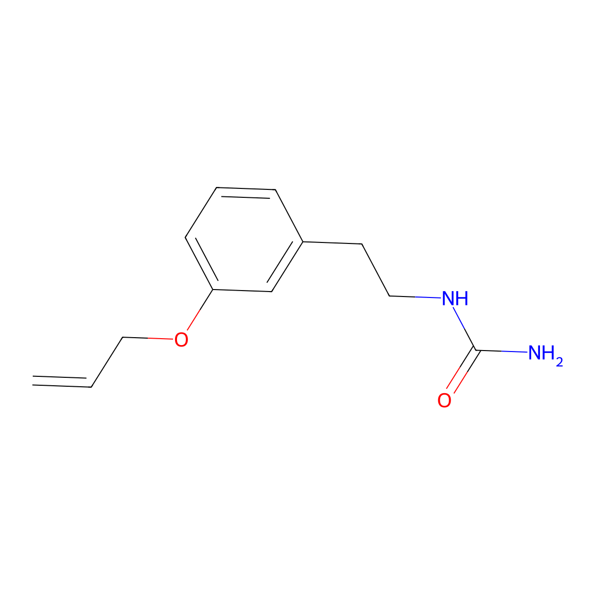 1-(3-(Allyloxy)phenethyl)urea molecular structure, CAS 1445847-85-7