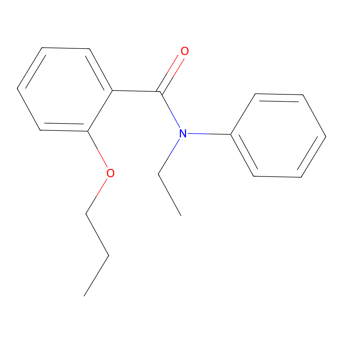 N-ethyl-N-phenyl-2-propoxybenzamide molecular structure, CAS 1445850-40-7