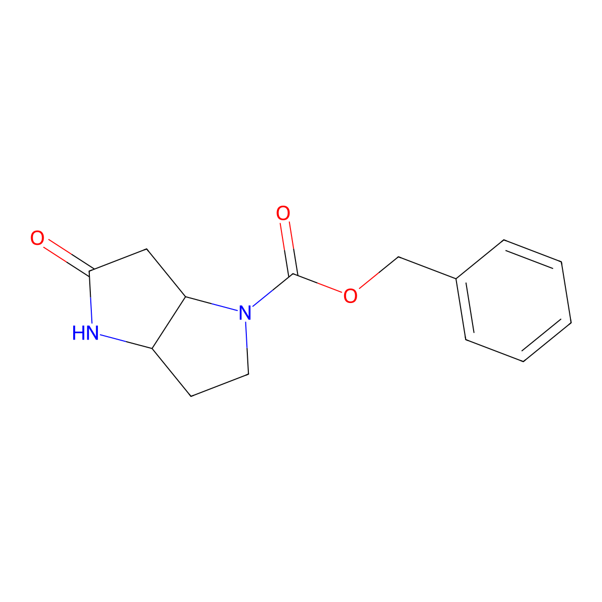 (3aS,6aS)-benzyl 5-oxohexahydropyrrolo[3,2-b]pyrrole-1(2H)-carboxylate molecular structure, CAS 1445950-86-6