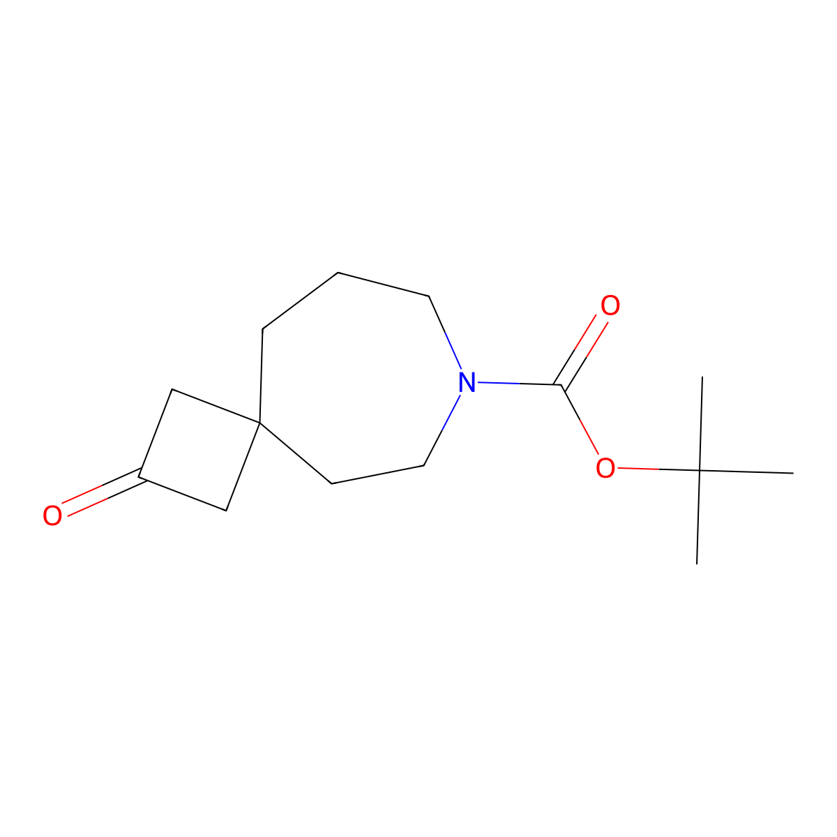 Tert-Butyl 2-Oxo-7-Azaspiro[3.6]Decane-7-Carboxylate molecular structure, CAS 1445951-34-7