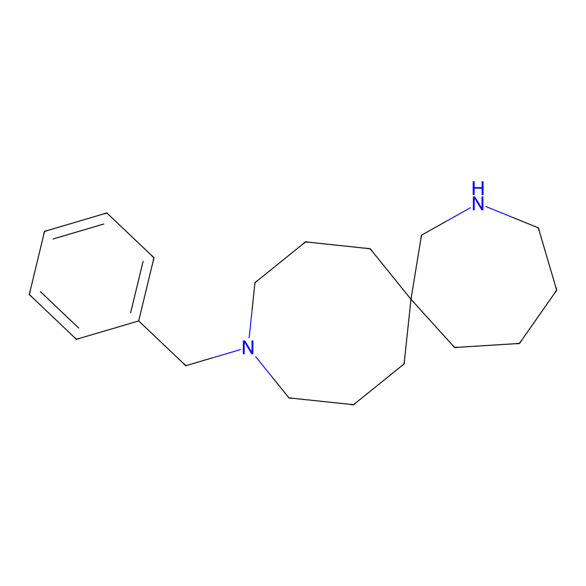 11-Benzyl-2,11-Diazaspiro[6.7]Tetradecane molecular structure, CAS 1445951-65-4