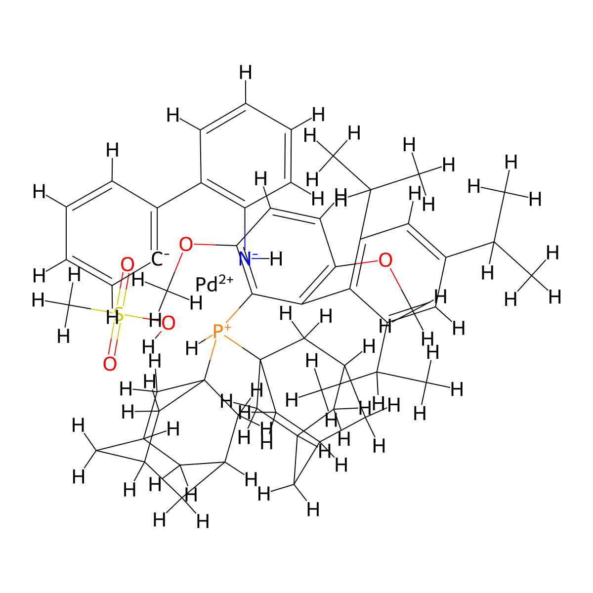 AdBrettPhos Pd G3 , AdBrettPhos Pd G3 molecular structure, CAS 1445972-29-1
