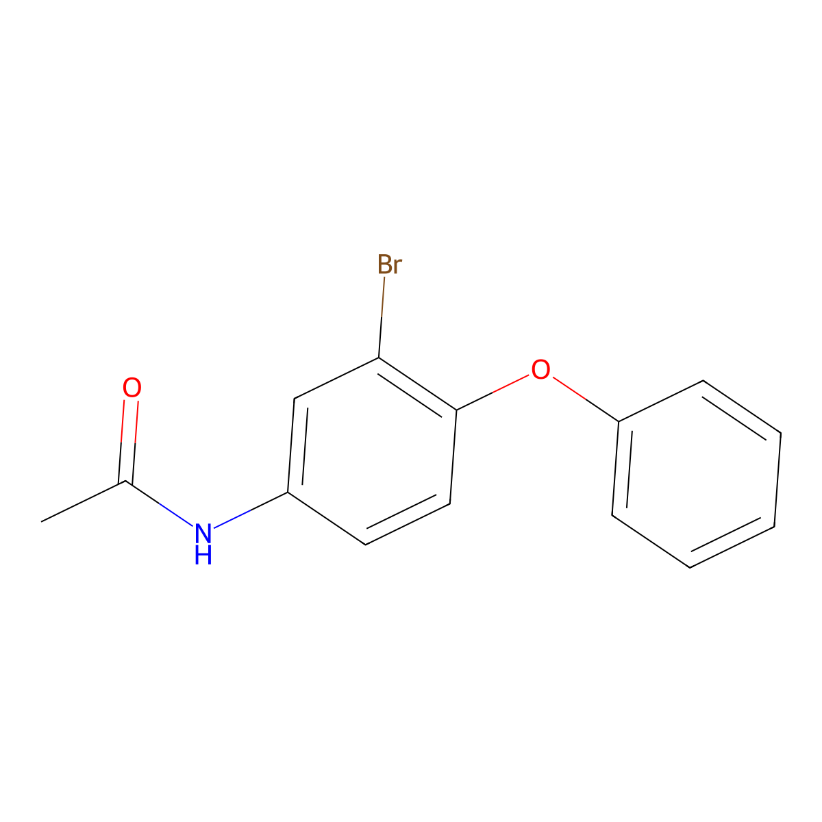 N-(3-bromo-4-phenoxyphenyl)acetamide molecular structure, CAS 1445993-90-7