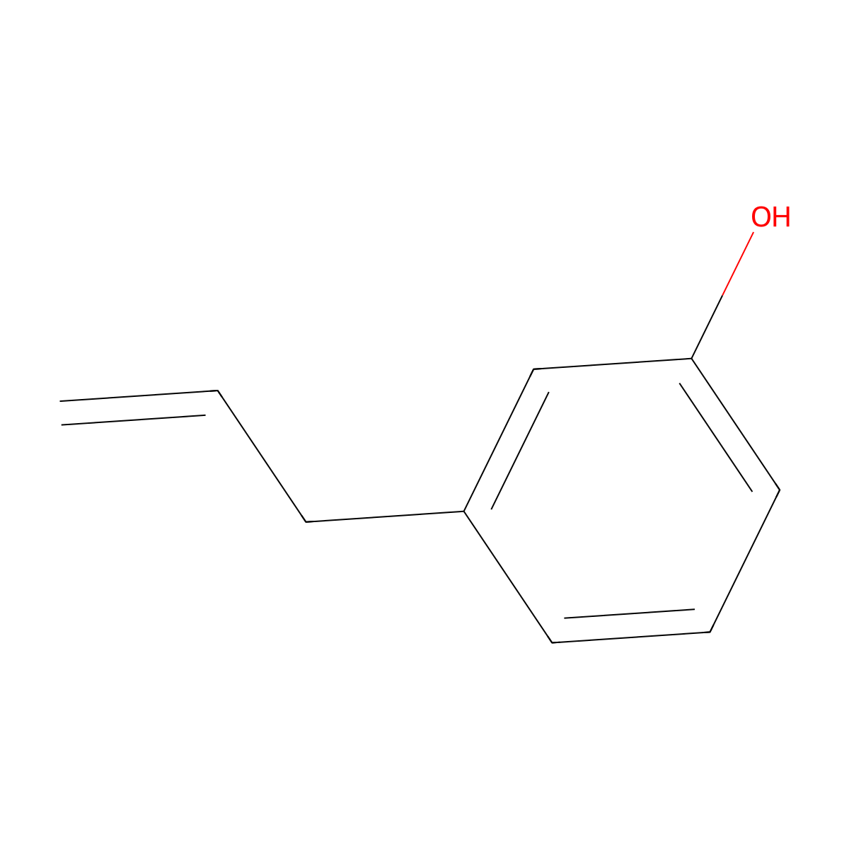 m-Allylphenol molecular structure, CAS 1446-24-8