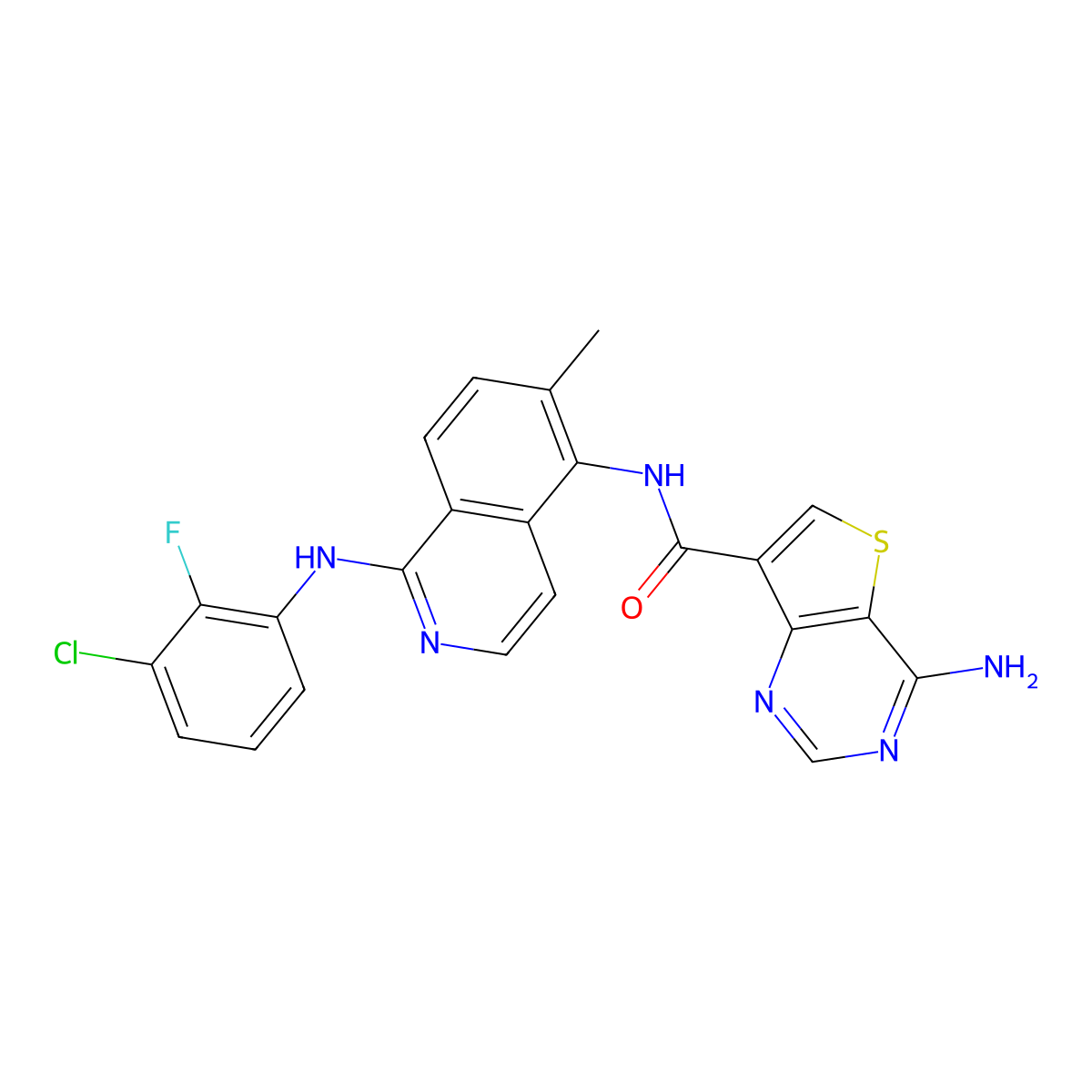 Belvarafenib molecular structure, CAS 1446113-23-0