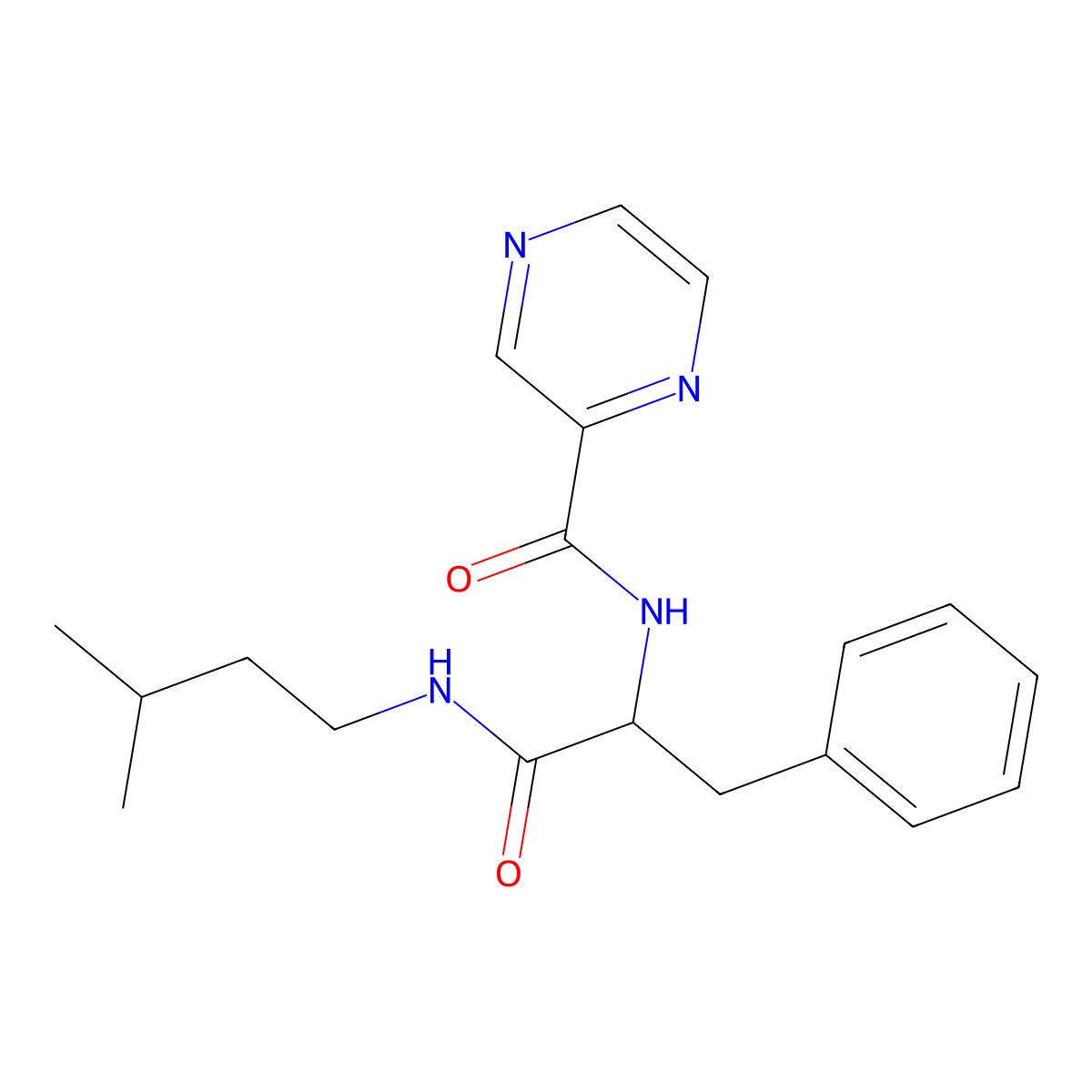 Bortezomib Impurity H molecular structure, CAS 1446194-56-4