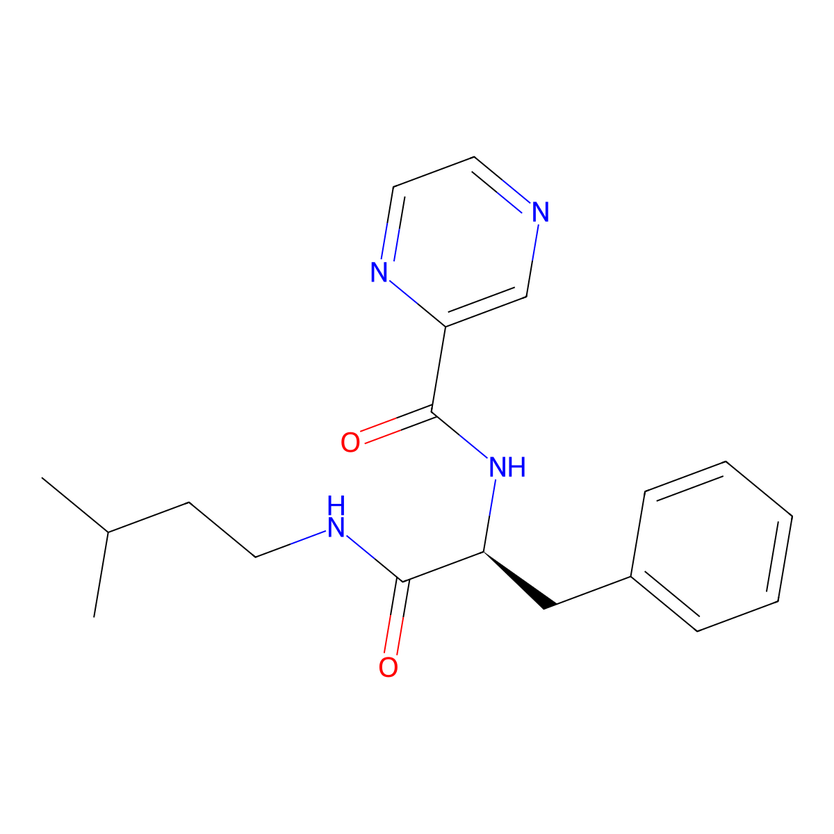 Bortezomib Impurity H molecular structure, CAS 1446194-56-4