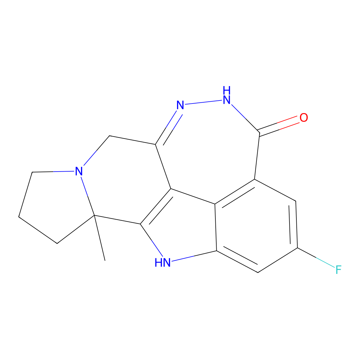 Pamiparib molecular structure, CAS 1446261-44-4