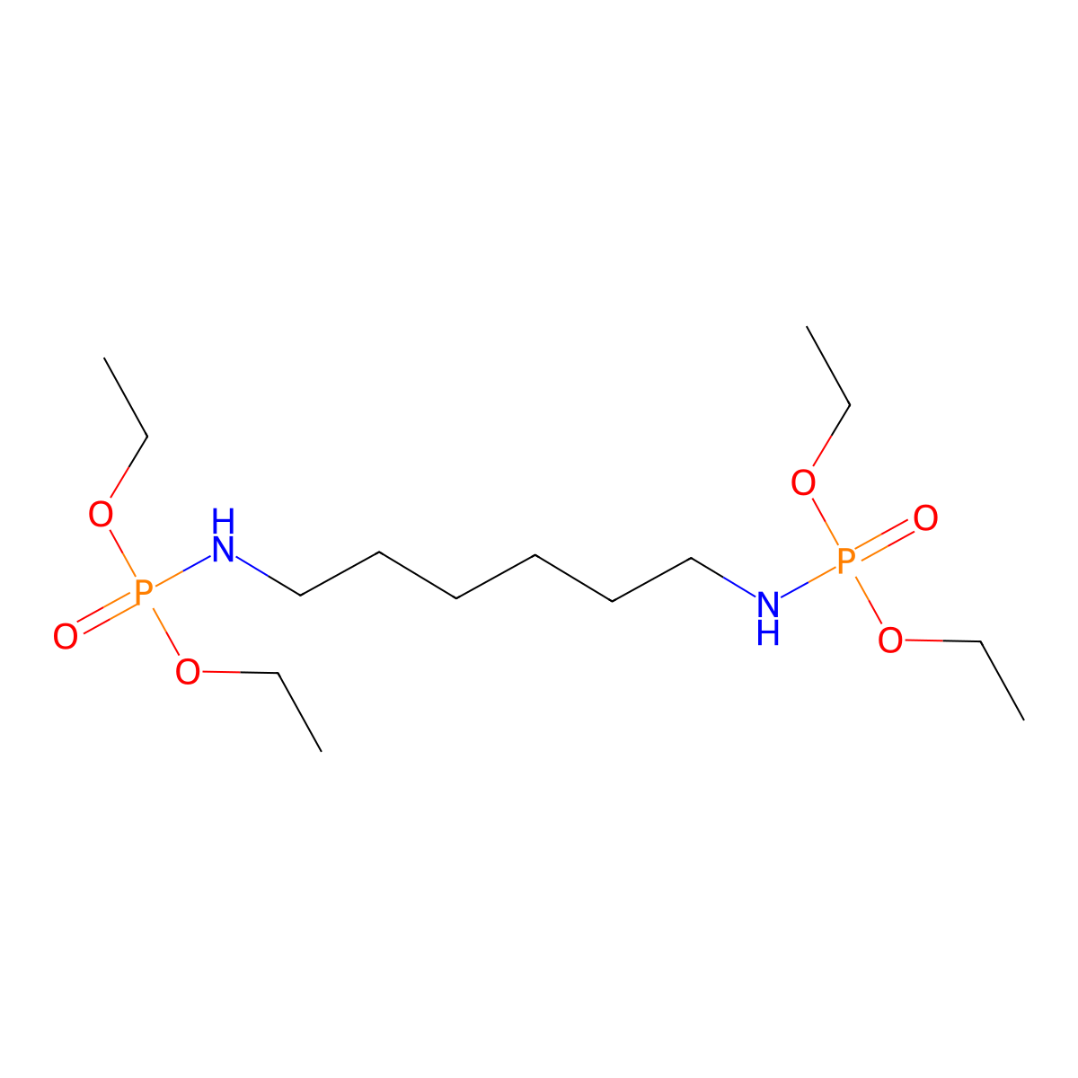 [6-(Diethoxy-phosphorylamino)-hexyl]-phosphoramidic acid diethyl ester molecular structure, CAS 1446282-35-4