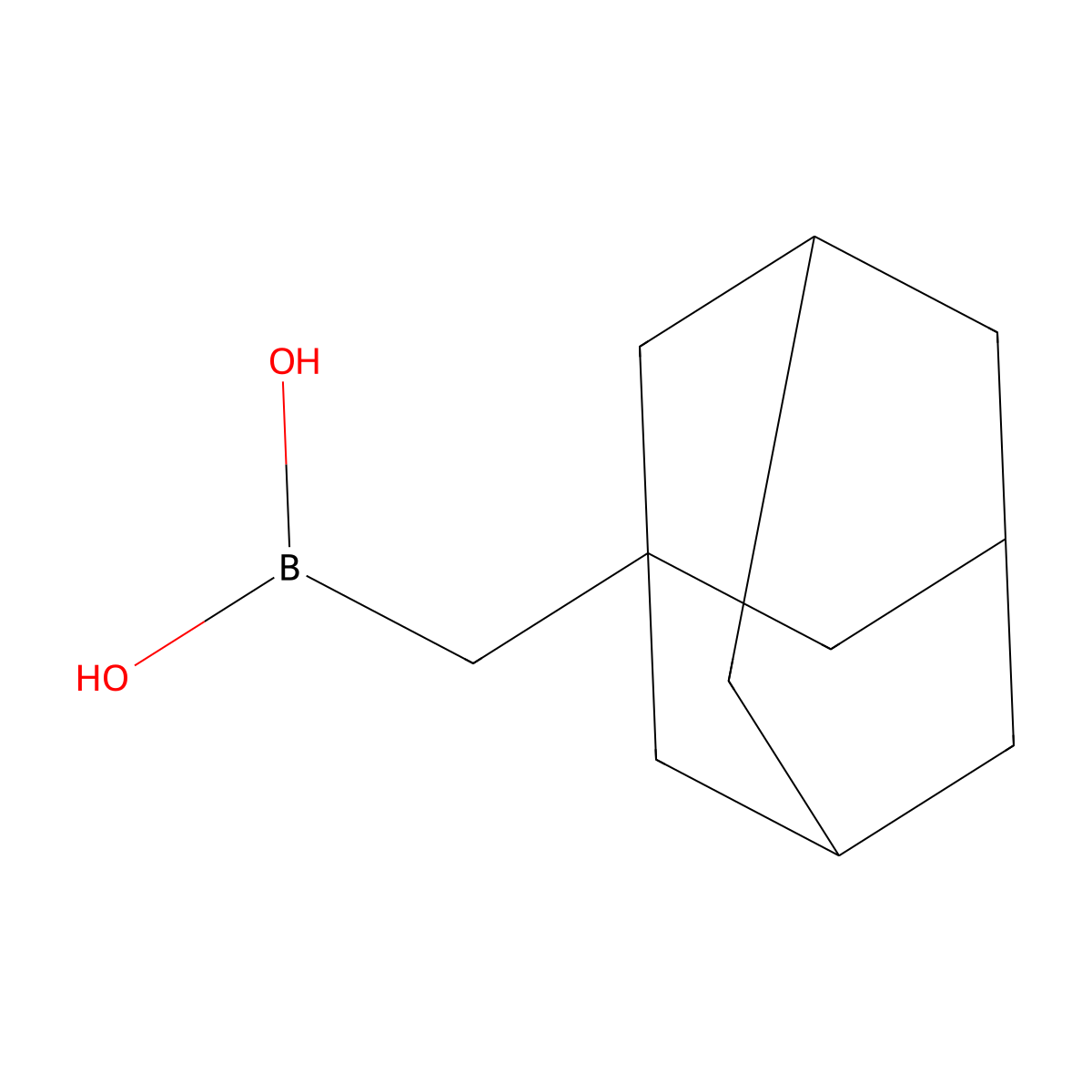 [(Adamantan-1-yl)methyl]boronic acid molecular structure, CAS 1446316-70-6