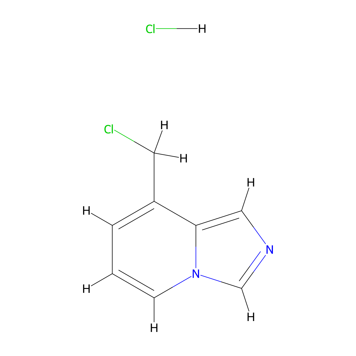 8-(Chloromethyl)imidazo[1,5-A]pyridine hcl molecular structure, CAS 1446322-11-7