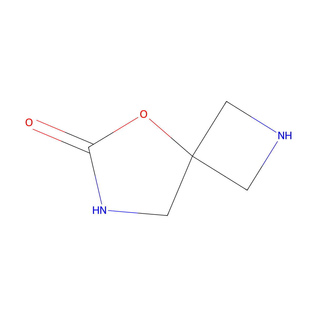 5-Oxa-2,7-diazaspiro[3.4]octan-6-one molecular structure, CAS 1446355-49-2