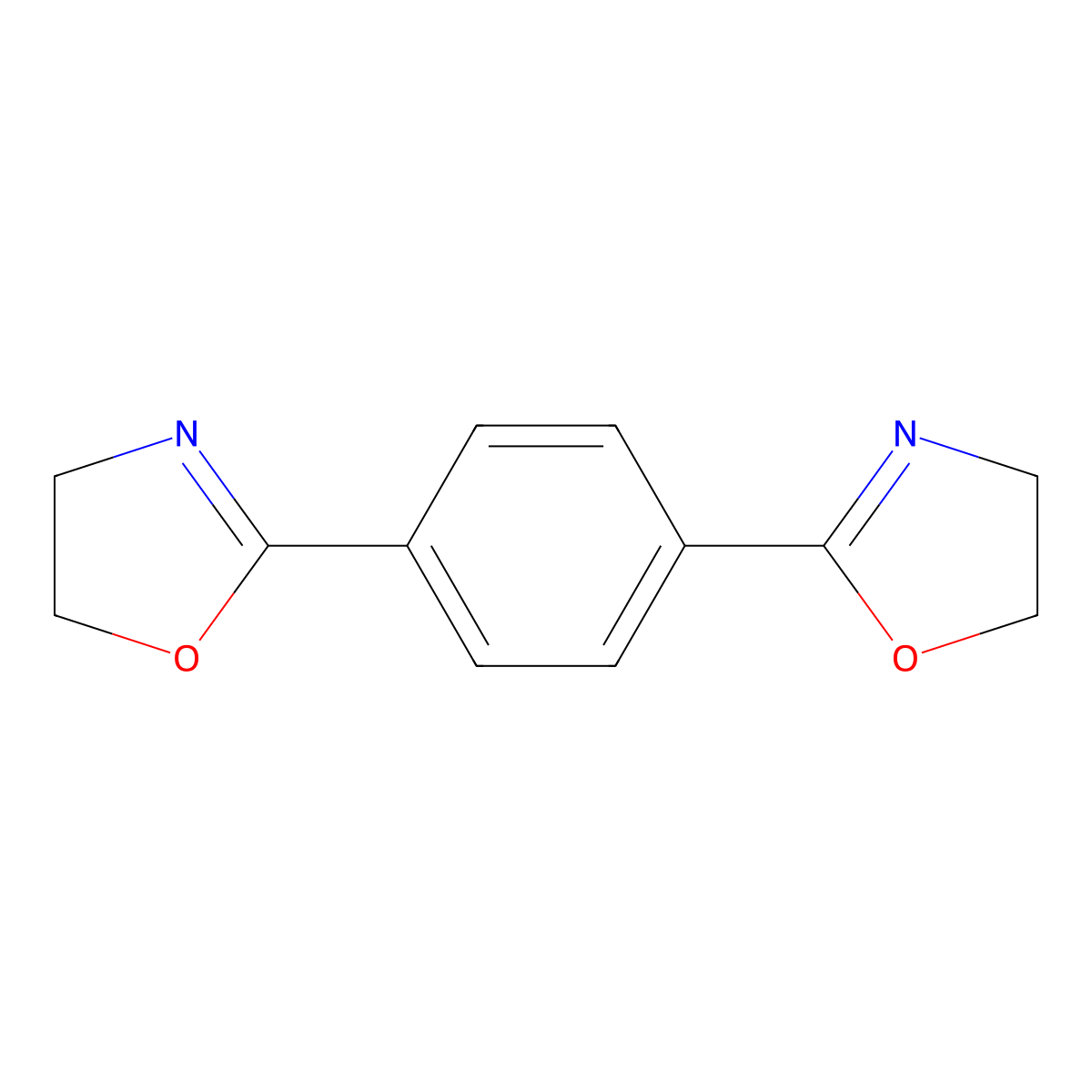 2,2'-(1,4-Phenylene)bis(4,5-dihydrooxazole) molecular structure, CAS 144637-45-6
