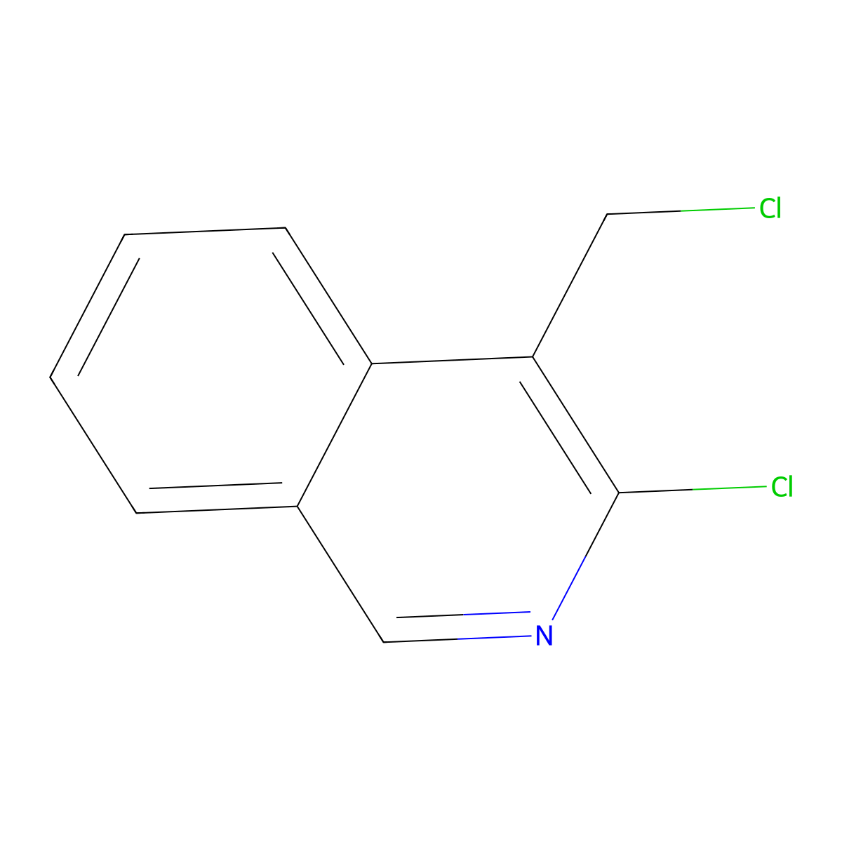3-Chloro-4-(chloromethyl)isoquinoline molecular structure, CAS 1446396-06-0