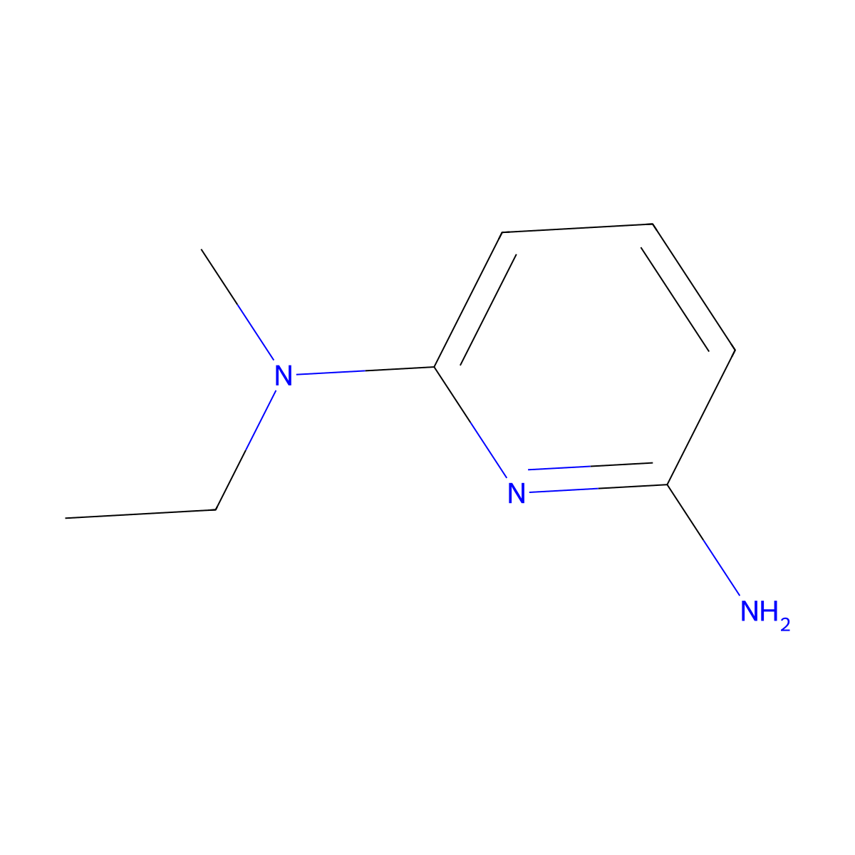 N~2~-Ethyl-N~2~-methylpyridine-2,6-diamine molecular structure, CAS 1446410-05-4