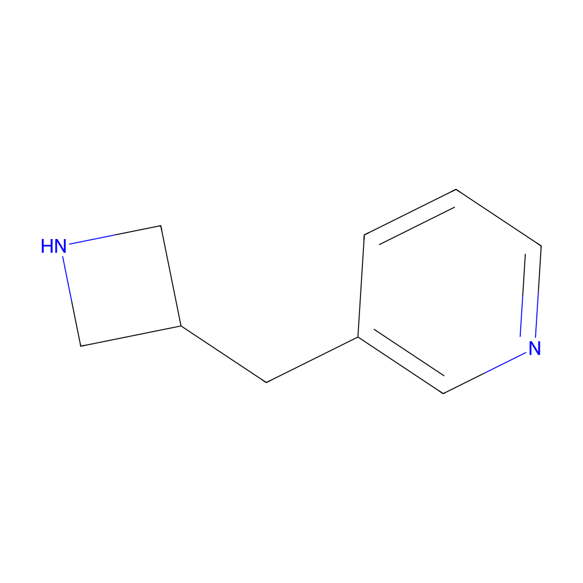 3-(Azetidin-3-ylmethyl)pyridine molecular structure, CAS 1446413-33-7