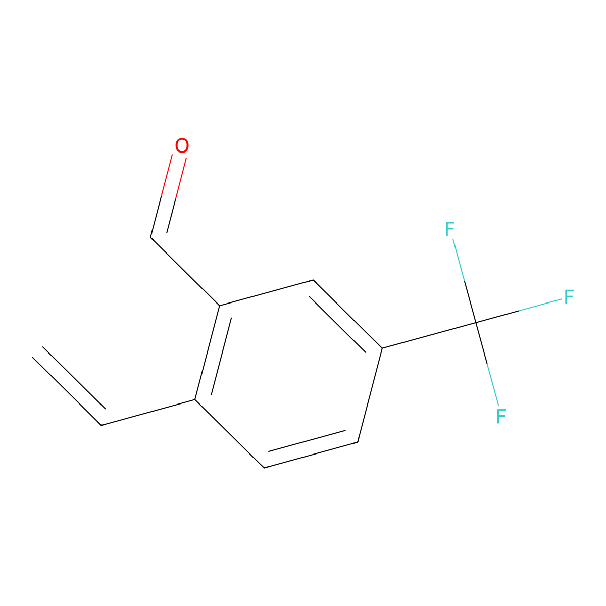 5-(Trifluoromethyl)-2-vinylbenzaldehyde molecular structure, CAS 1446433-94-8