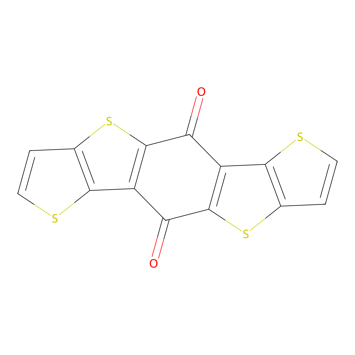 Dithieno[2,3-d:2',3'-d']benzo[1,2-b:4,5-b']dithiophene-5,10-dione molecular structure, CAS 1446476-79-4