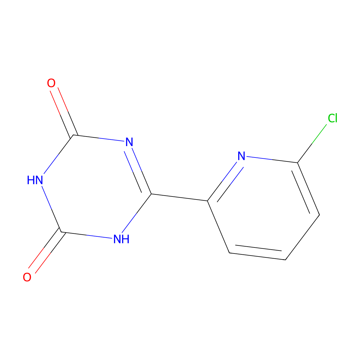 6-(6-chloropyridin-2-yl)-1,3,5-triazine-2,4(1H,3H)-dione molecular structure, CAS 1446507-37-4