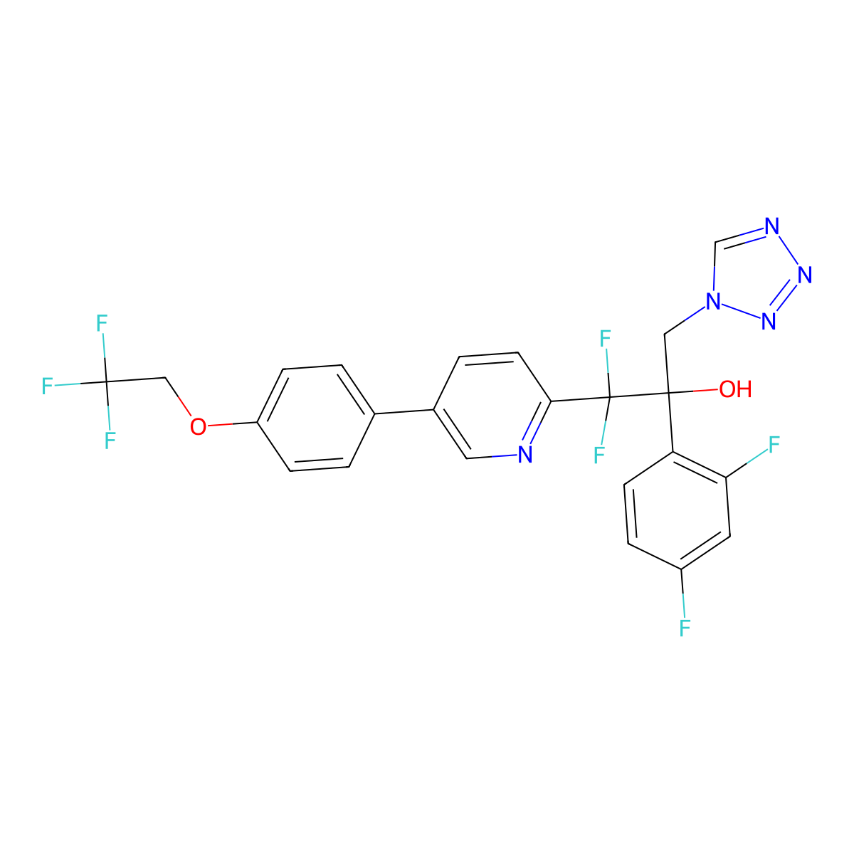 (S)-Oteseconazole molecular structure, CAS 1446515-60-1