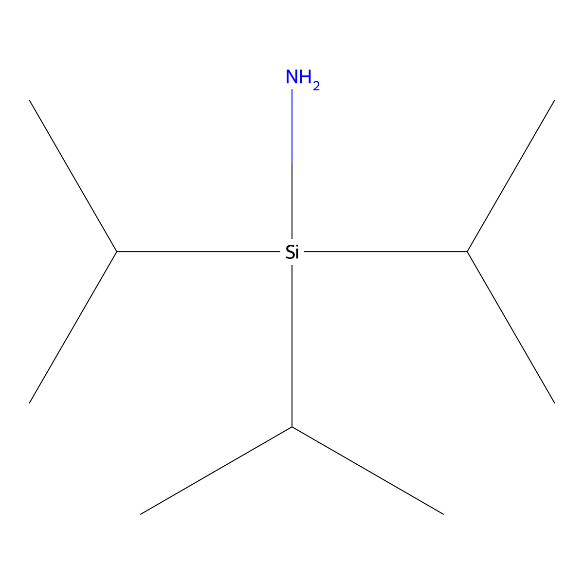Tris(propan-2-yl)silanamine molecular structure, CAS 144667-17-4