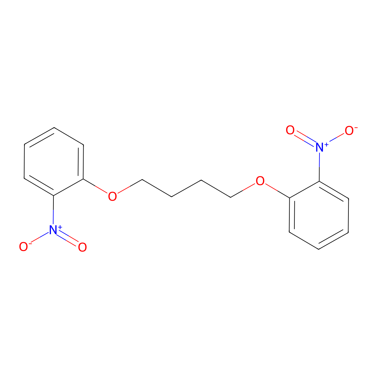 1,4-Bis(2-nitrophenoxy)butane molecular structure, CAS 14467-64-2