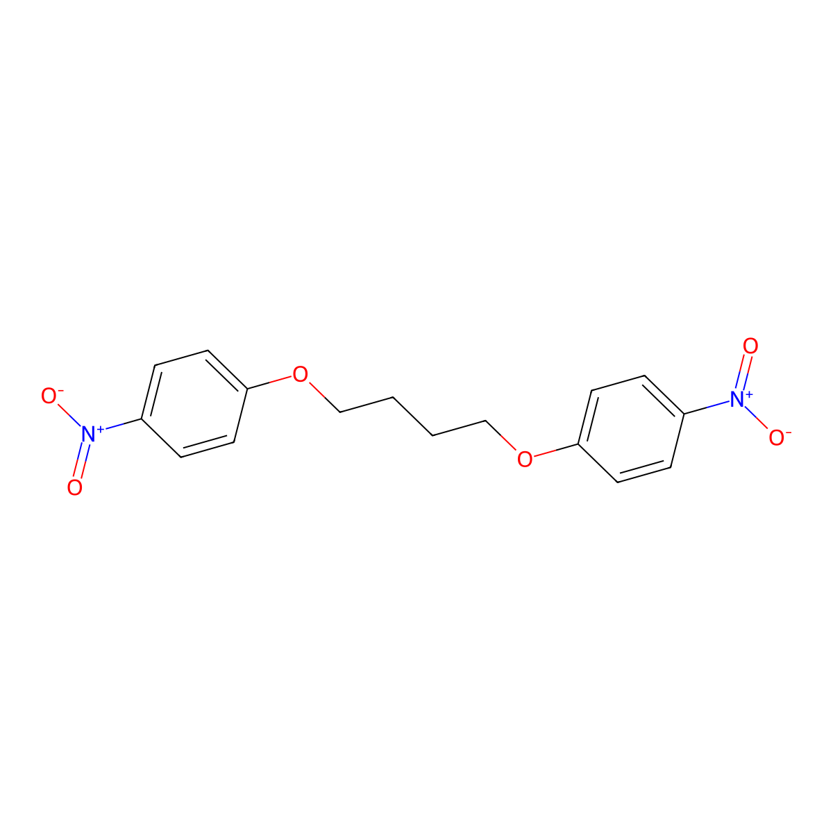 1,4-Bis(4-nitrophenoxy)butane molecular structure, CAS 14467-68-6