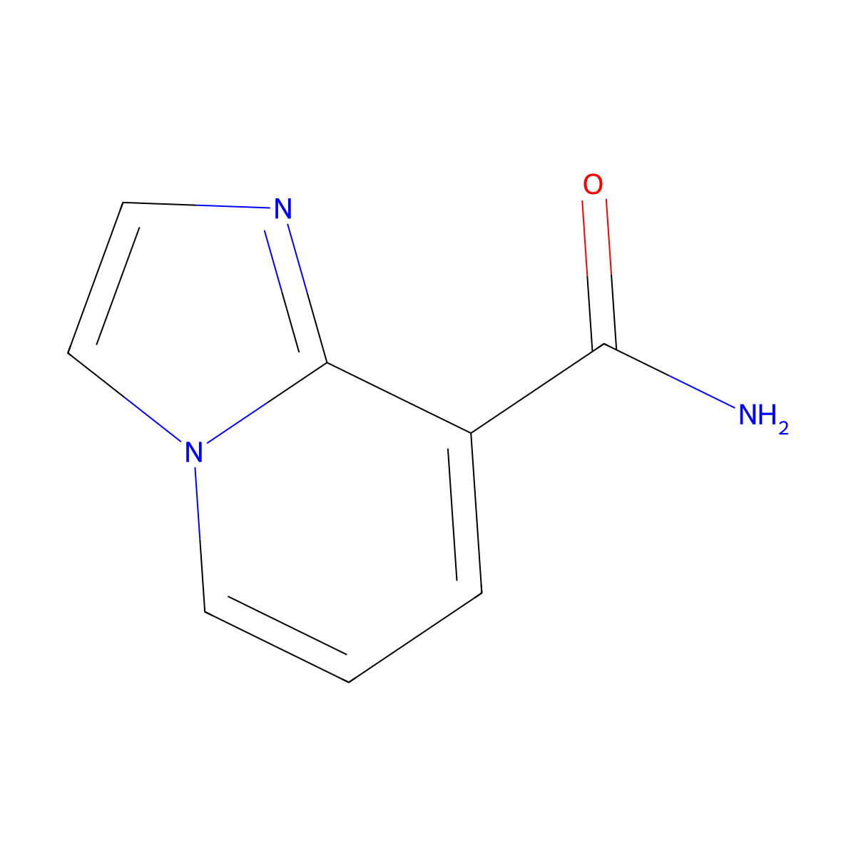 Imidazo[1,2-A]pyridine-8-carboxamide molecular structure, CAS 144675-82-1