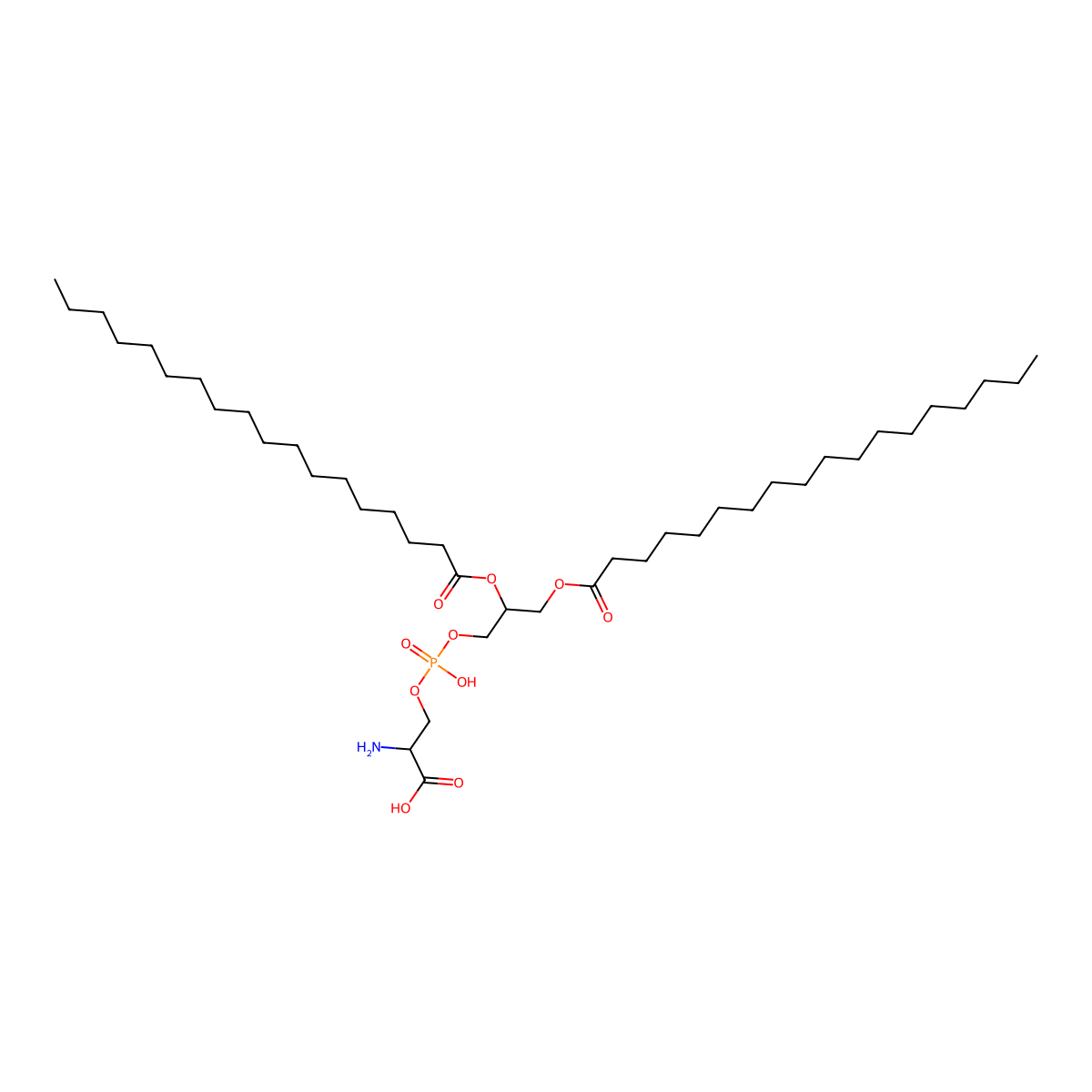 Phosphatidylserines molecular structure, CAS 1446756-47-3