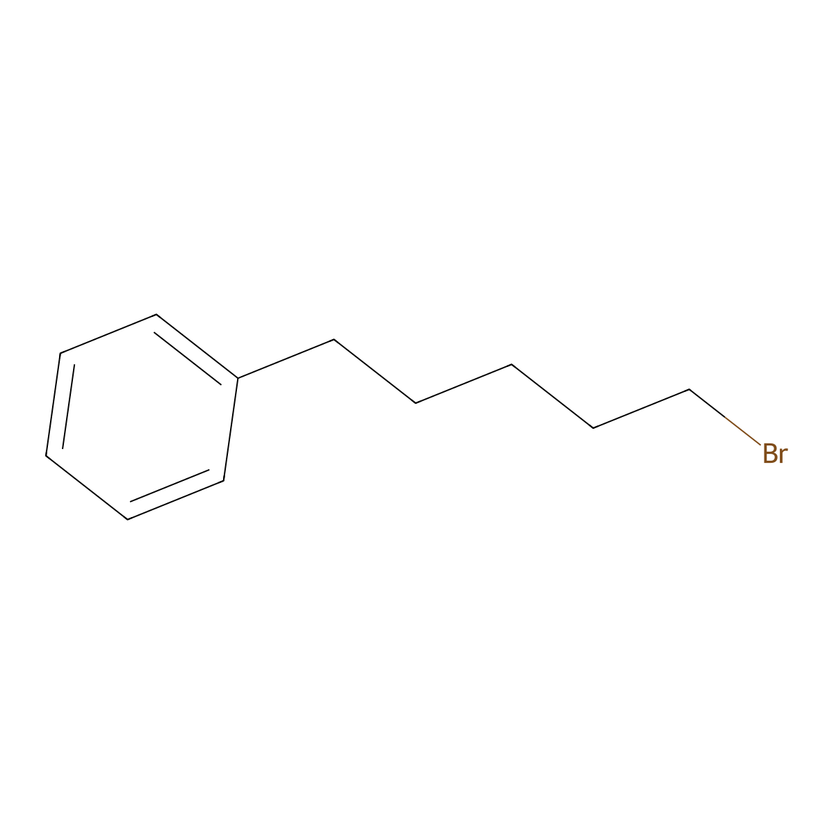(5-Bromopentyl)benzene molecular structure, CAS 14469-83-1
