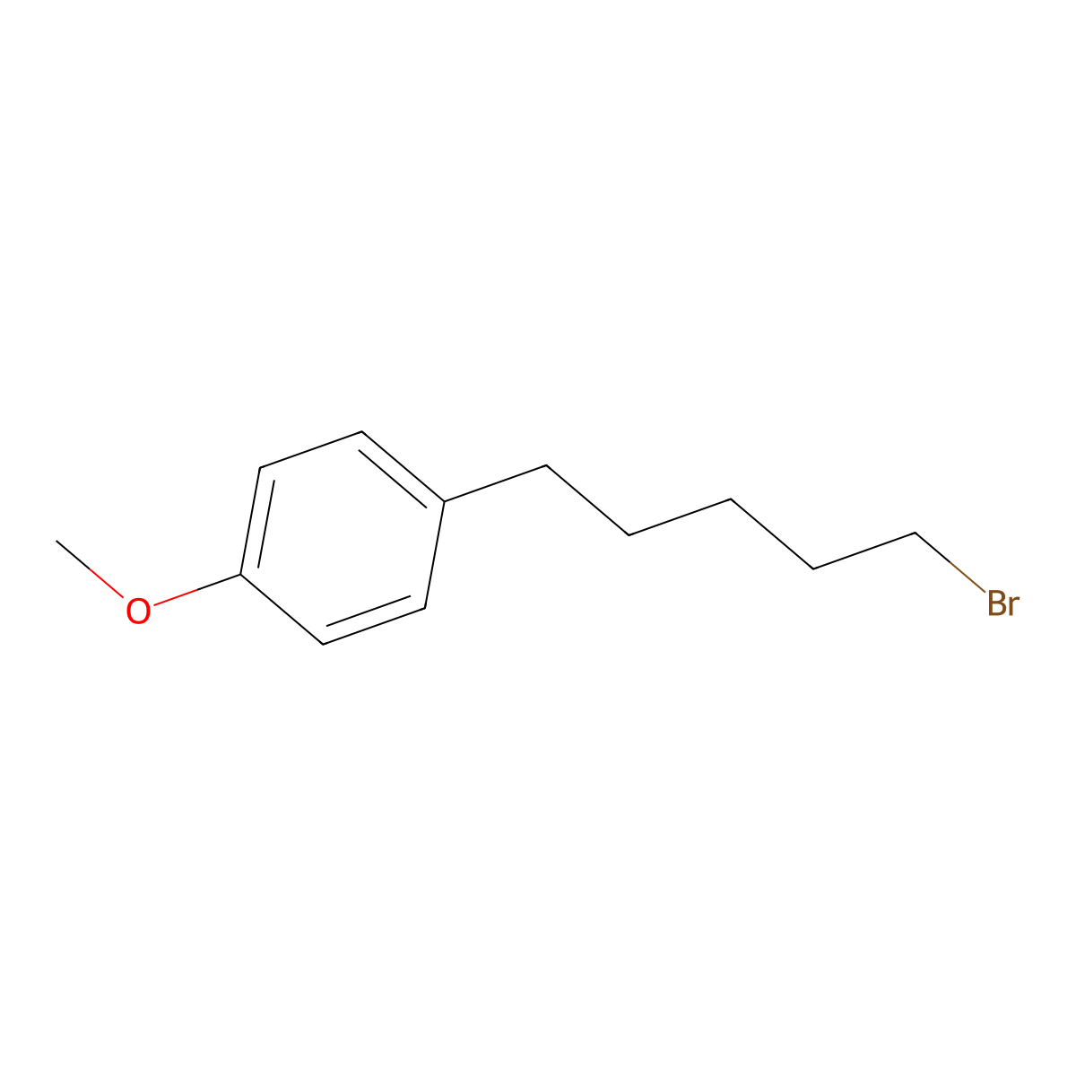 1-(5-Bromopentyl)-4-methoxybenzene molecular structure, CAS 14469-84-2