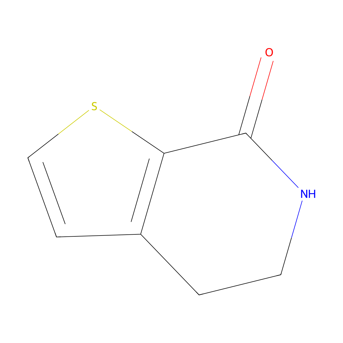 5,6-Dihydrothieno[2,3-c]pyridin-7(4H)-one molecular structure, CAS 14470-51-0