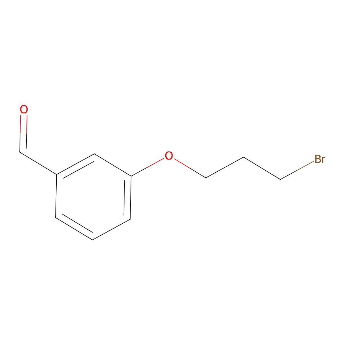 3-(3-Bromopropoxy)benzaldehyde molecular structure, CAS 144707-69-7