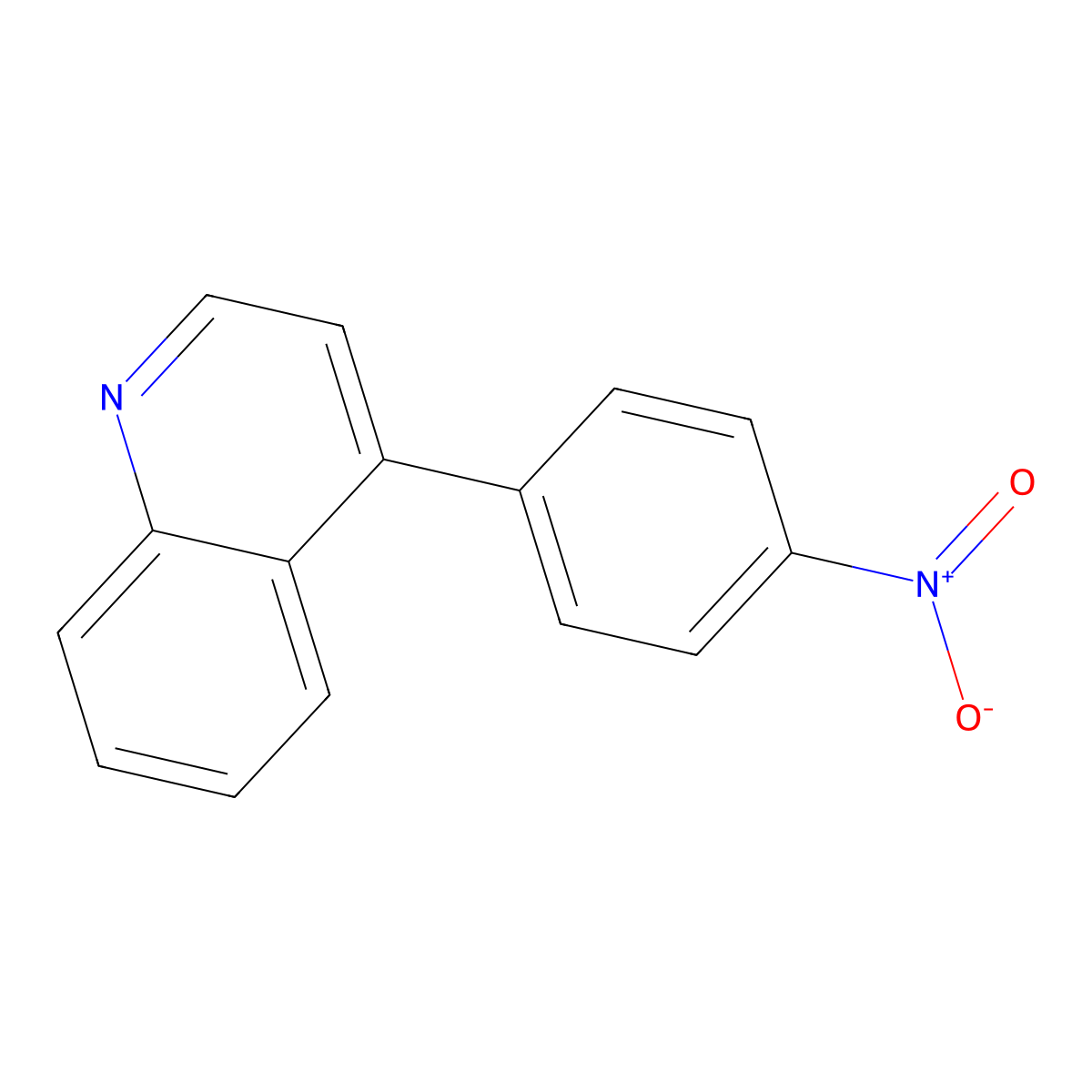 4-(4-Nitrophenyl)quinoline molecular structure, CAS 1447234-78-7