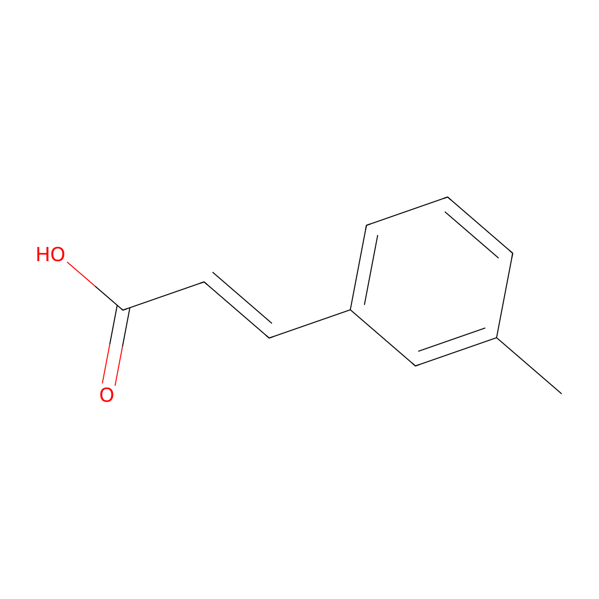 3-Methylcinnamic acid molecular structure, CAS 14473-89-3