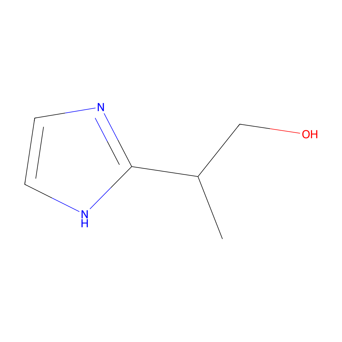 2-(1H-imidazol-2-yl)propan-1-ol molecular structure, CAS 1447317-08-9