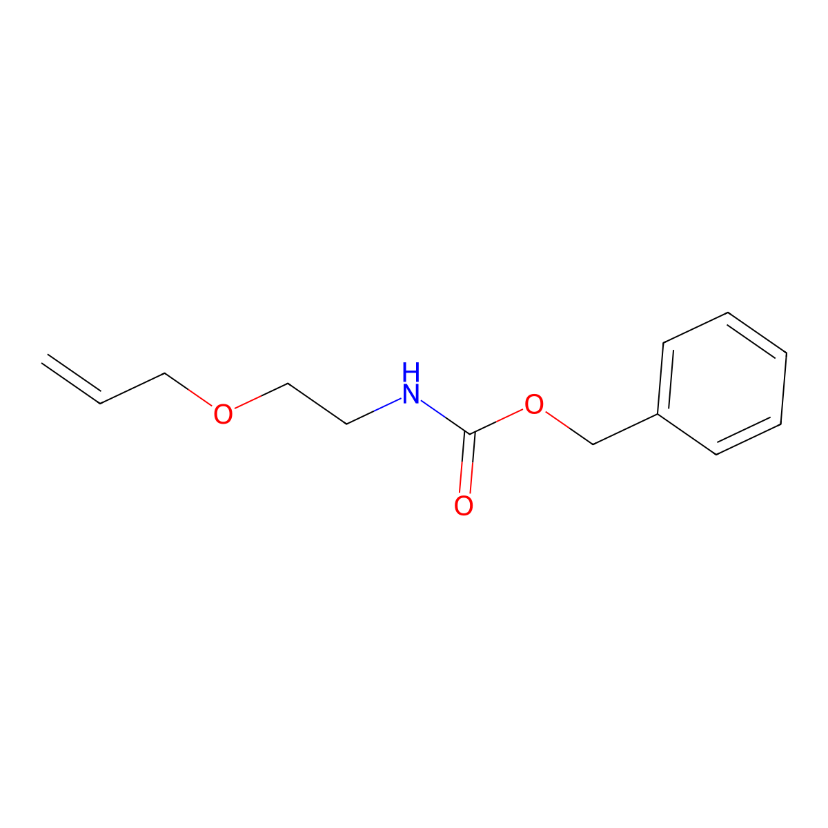 benzyl N-[2-(prop-2-en-1-yloxy)ethyl]carbamate molecular structure, CAS 1447346-44-2