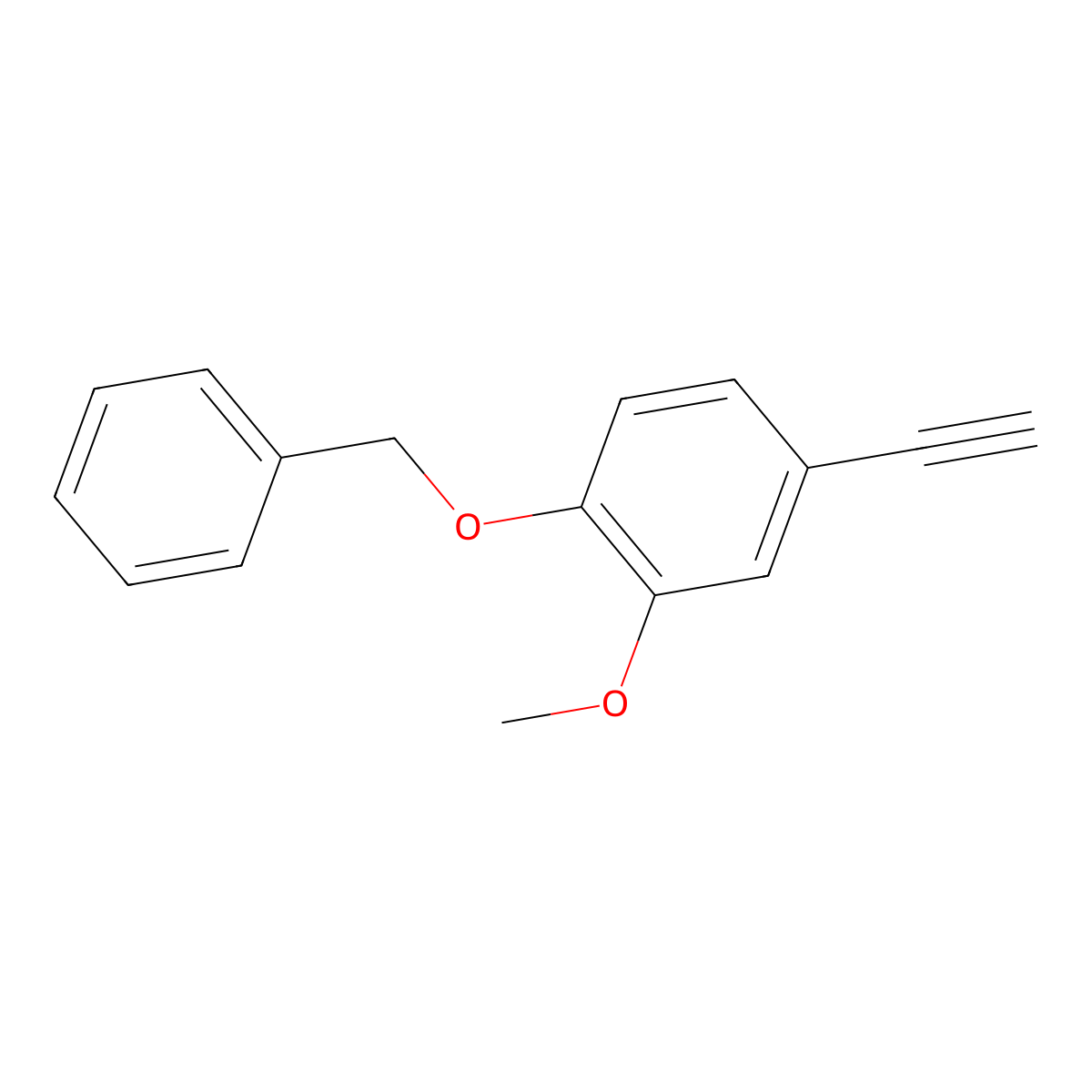 1-(Benzyloxy)-4-ethynyl-2-methoxybenzene molecular structure, CAS 144735-54-6