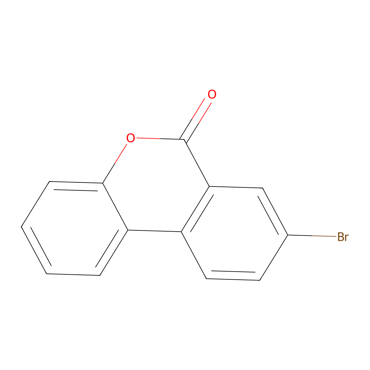 8-Bromo-6H-benzo[c]chromen-6-one molecular structure, CAS 1447543-95-4